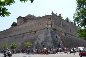 The Vatican is a Castle with walls everywhere